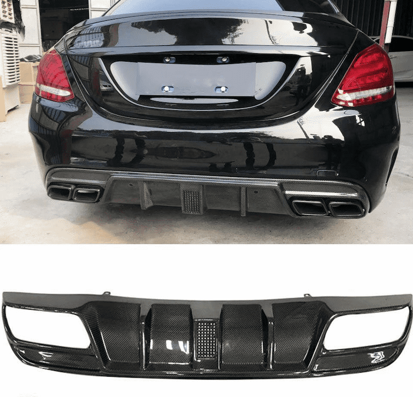 Ốp cản sau thể thao Xe Mercedes